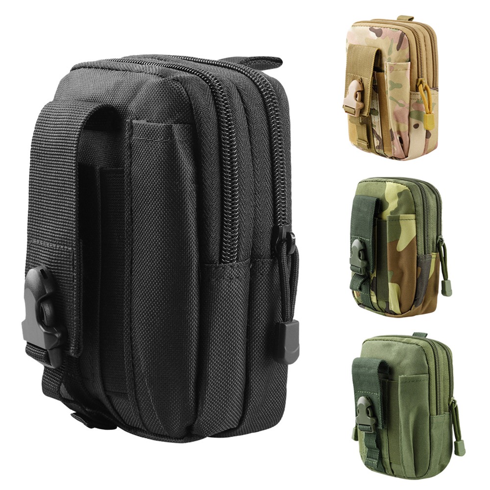 Men Accessories Bag - Tactical Waist Pouch Molle Waist Bag