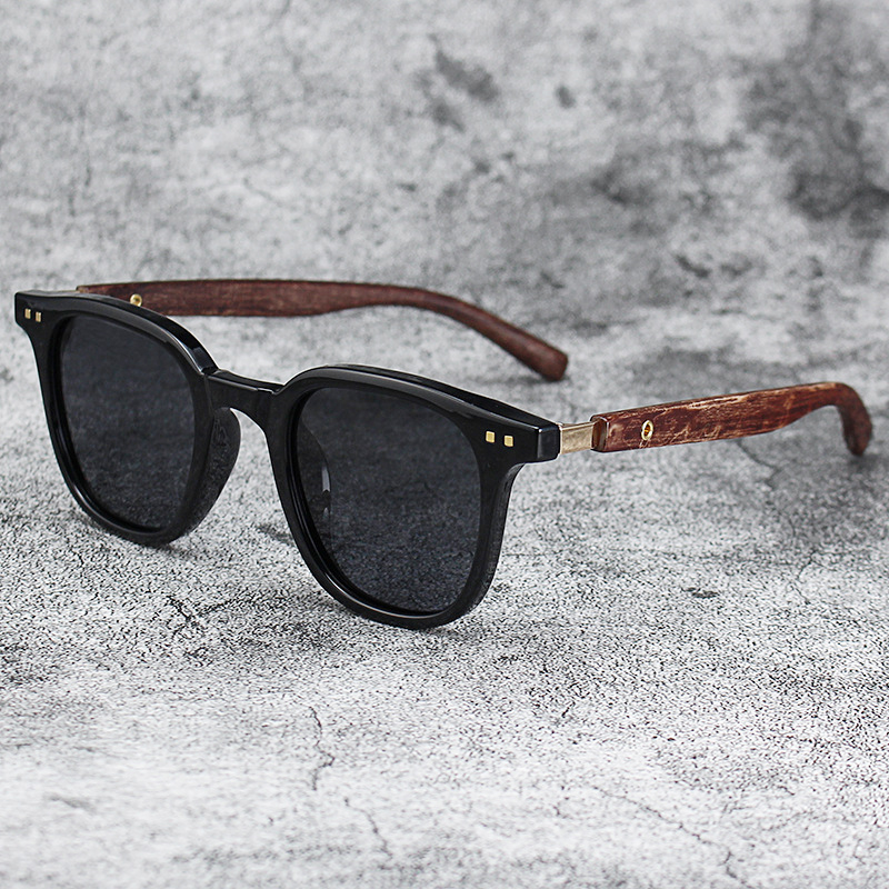 Men'S Accessories Glasses - Trendy Men Vintage Wooden Frame Sunglasses