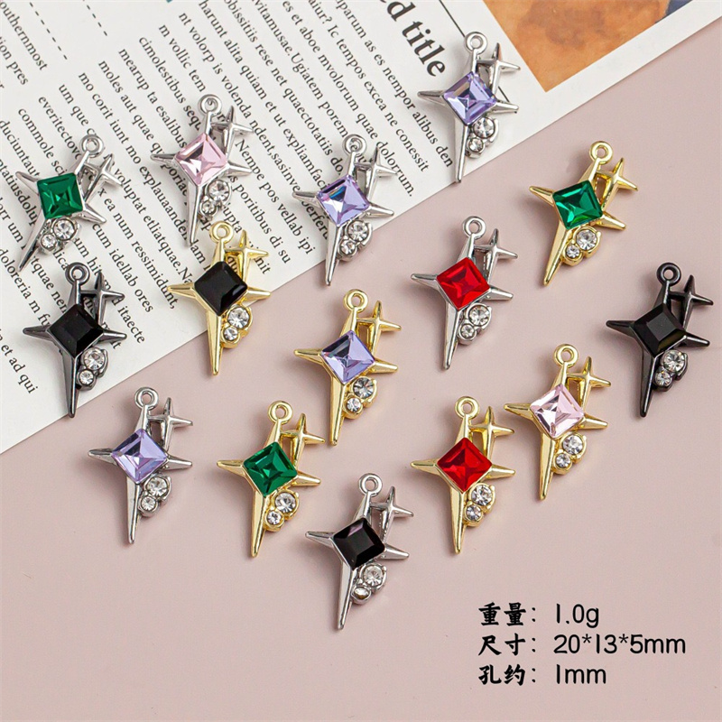 Men Accessories Wholesale - Wholesale 50pcs/lot cartoon stars shape alloy