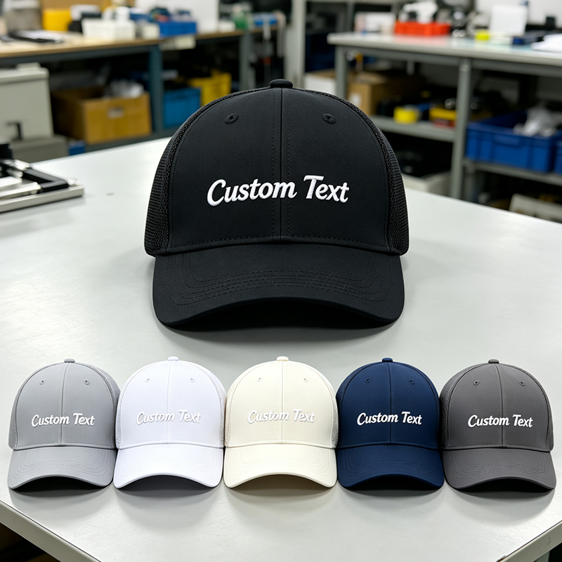Hat Snapback Cap - Custom Embroidered Trucker Hat Mesh Breathable