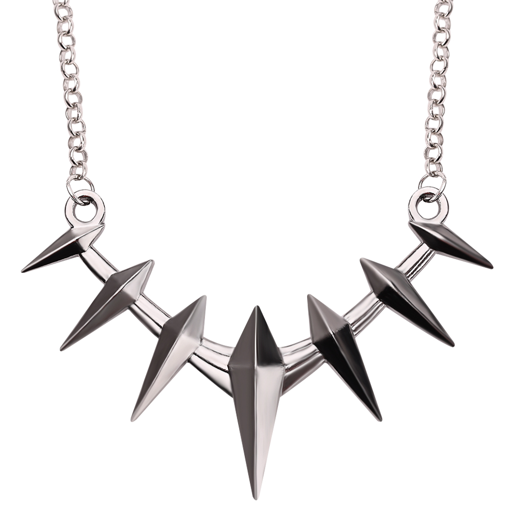Men Accessories Pendant - Black Panther Necklace Cool Panther Claws