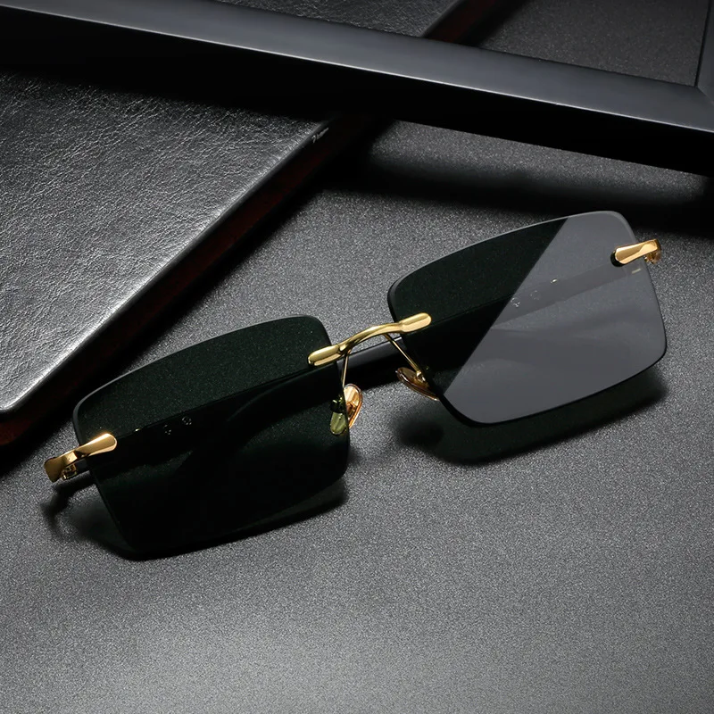Men'S Accessories Glasses - Fashion Rectangle Sunglasses Men Ladies Blue
