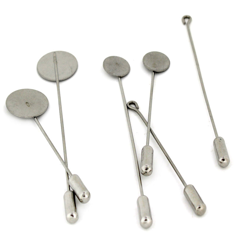 10pcs/Lot 10 15mm Stainless St - Men Accessories Wholesale 评论和价格