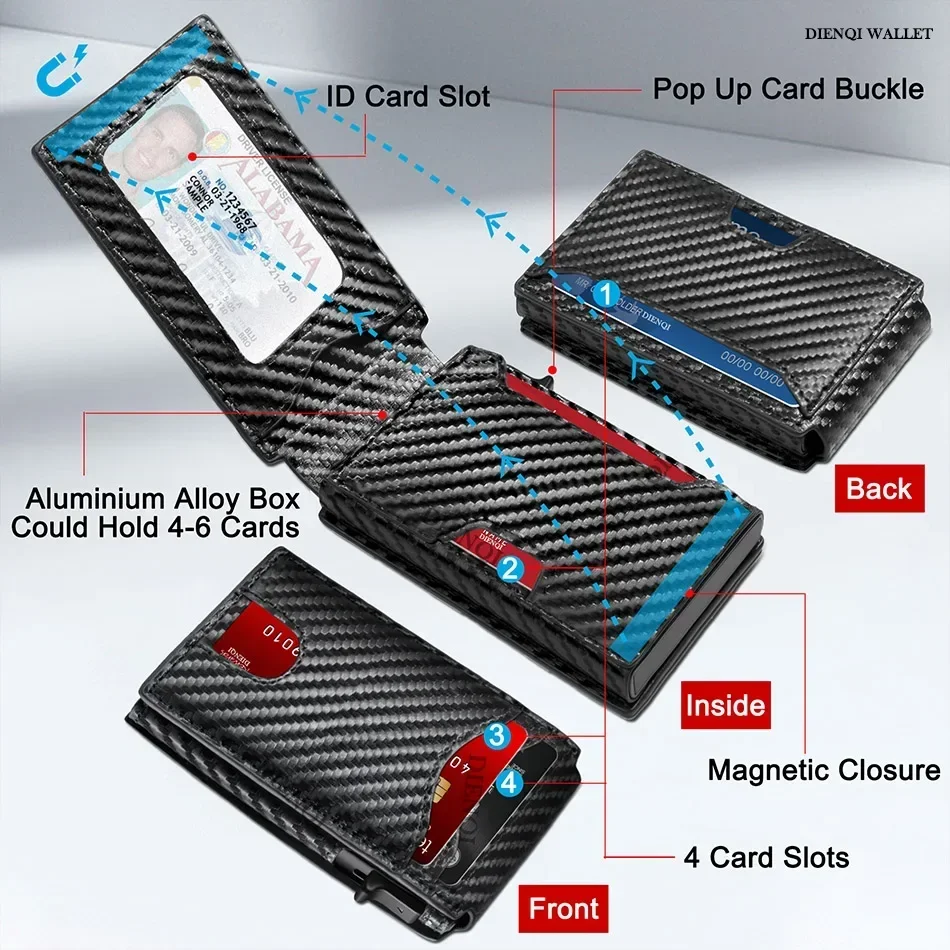 Mens Pop‑Up Money Clips Wallet - Money Clip Slim 评论和价格