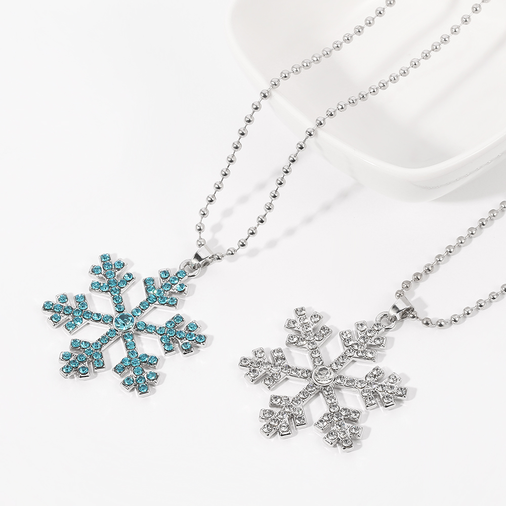 Magical Blue Crystal Snowflake - Men Accessories Pendant 评论和价格