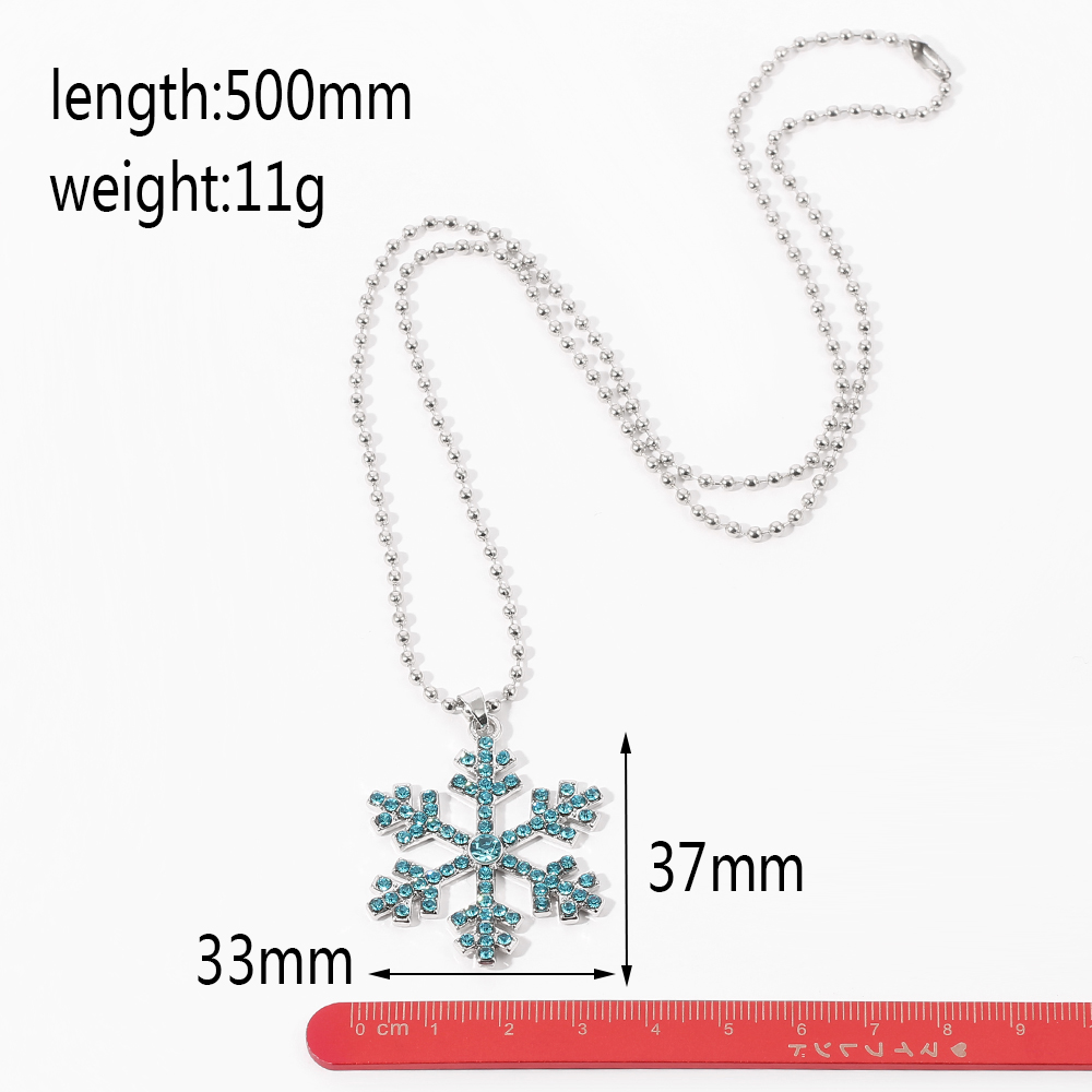 Magical Blue Crystal Snowflake - Men Accessories Pendant 评论和价格