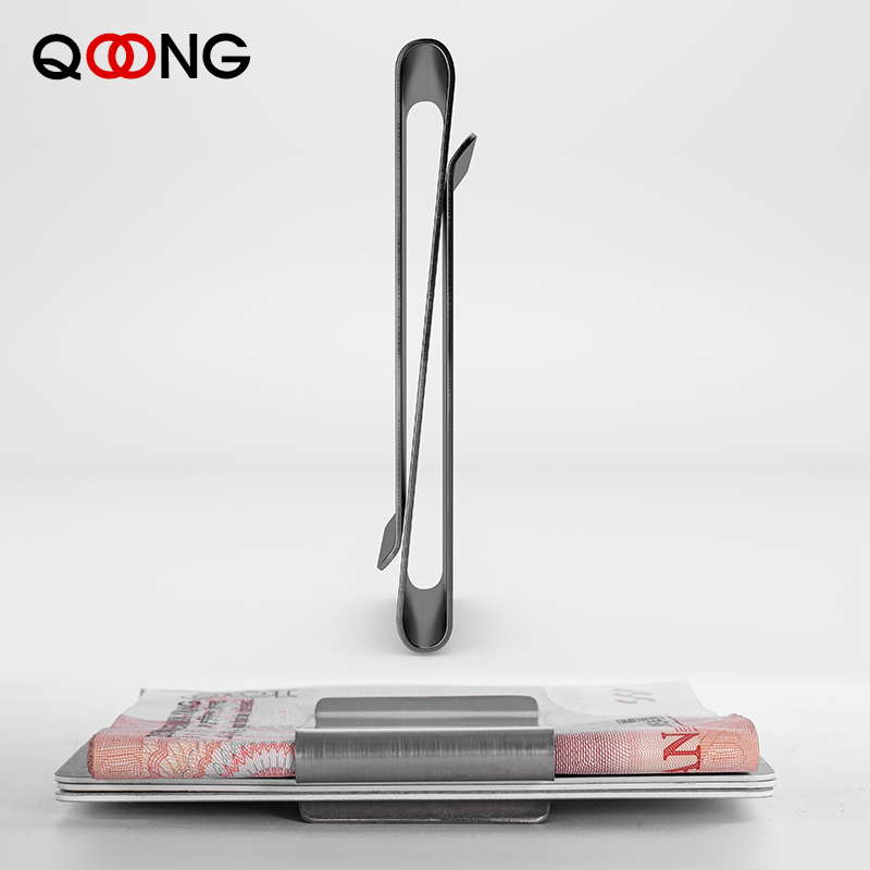 QOONG Stainless Steel Slim Dou - Money Clip Slim 评论和价格