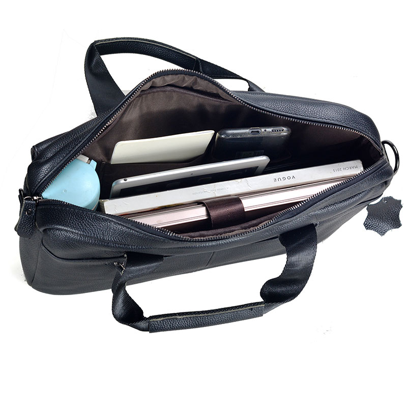 Large Men's Genuine Leather Ha - Men Accessories Bag 评论和价格