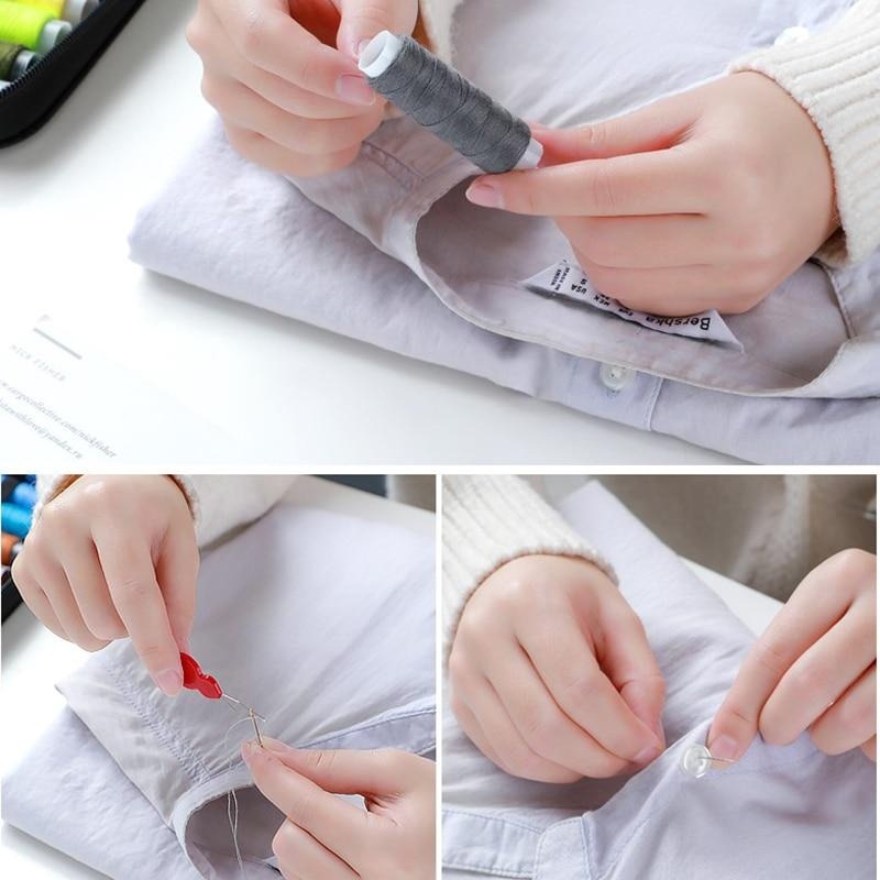 Portable 10Pcs/set Sewing Kit  - Men Accessories Gadgets 评论和价格