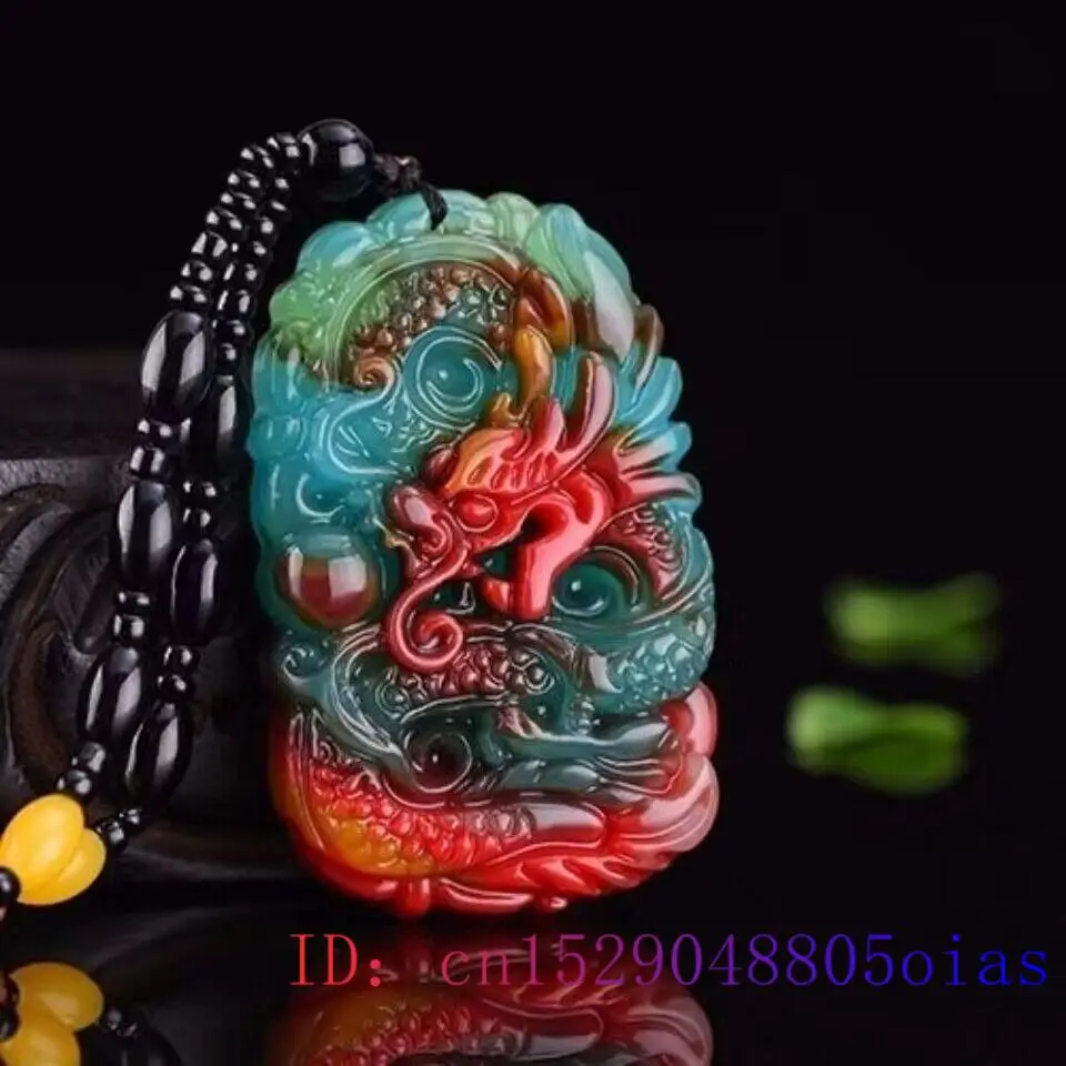 Real Jade Dragon Pendant Neckl - Men Accessories Pendant 评论和价格