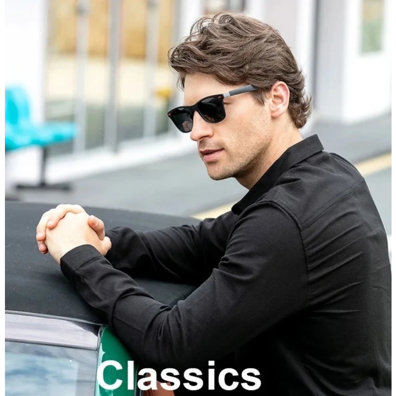 Classic Retro PC Frame Sunglas - Men'S Accessories Glasses 评论和价格