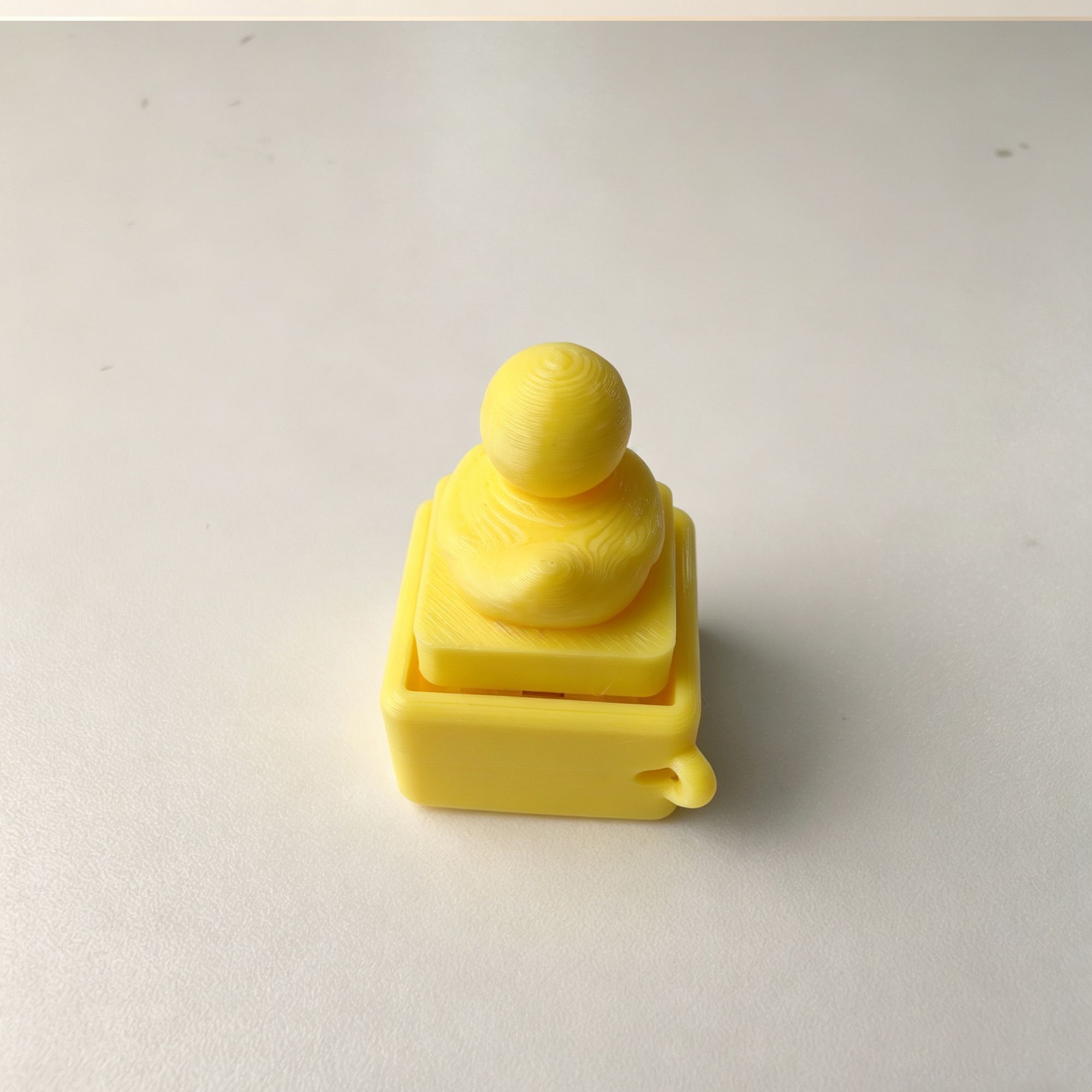 Cute Yellow Duck Press Keychai - Men Accessories Pendant 评论和价格