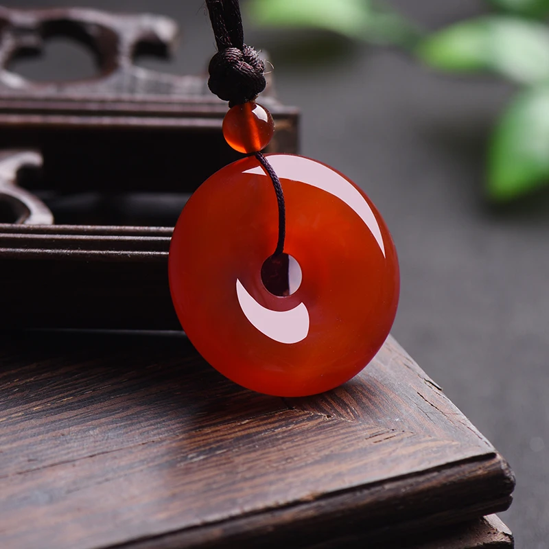 Natural Multicolor Jade Doughn - Men Accessories Pendant 评论和价格