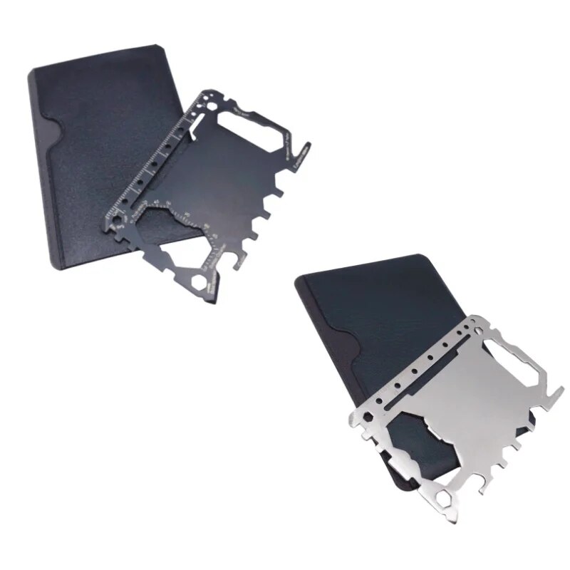 Multi Tool 46 in 1 Credit Card - Men Accessories Gadgets 评论和价格