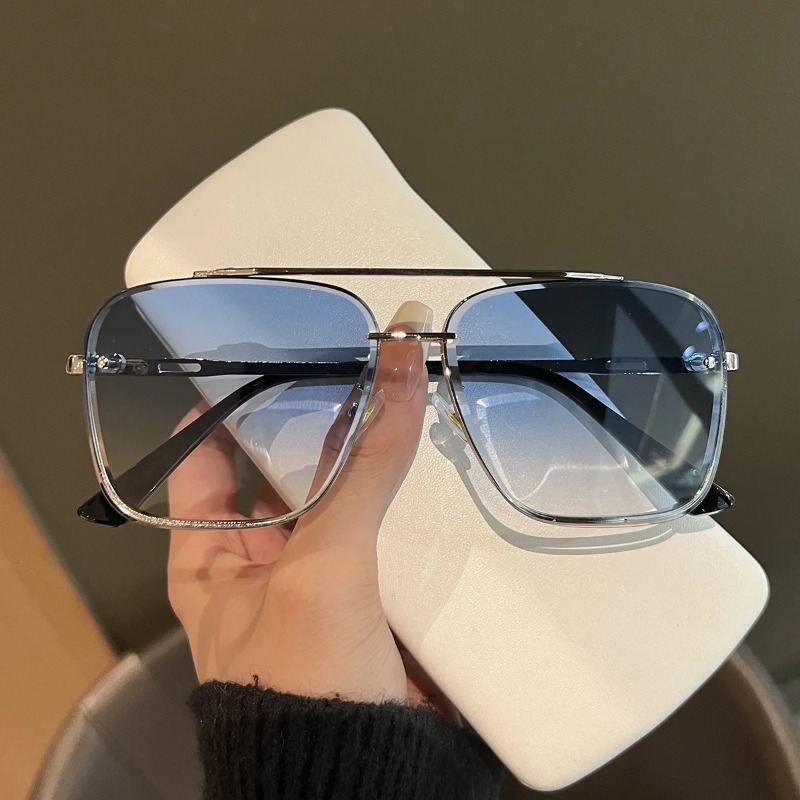 Square Sunglasses Men Metail F - Men'S Accessories Glasses 评论和价格