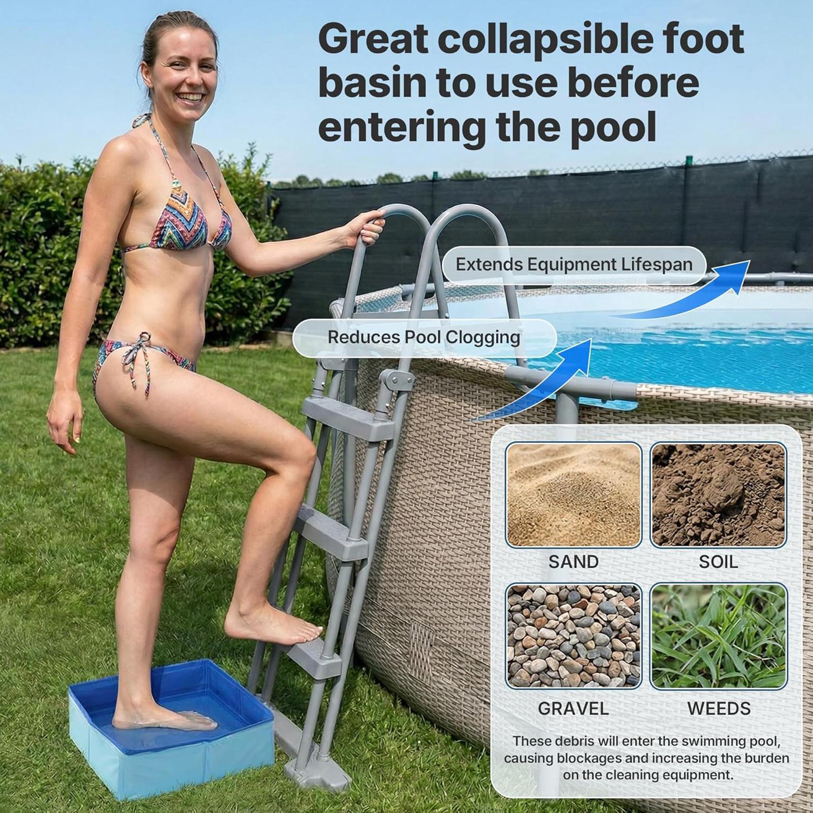 1Pc Portable Folding Foot Bath - X Men Accessories 评论和价格