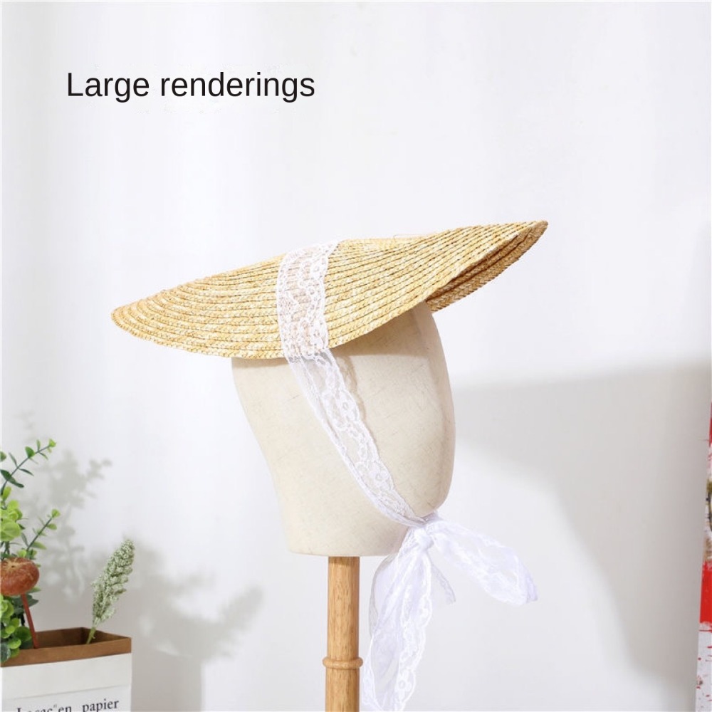 French Style Lolita Straw Hat  - Men'S Victorian Accessories 评论和价格