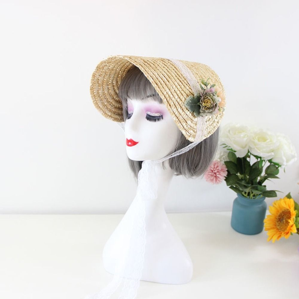 French Style Lolita Straw Hat  - Men'S Victorian Accessories 评论和价格