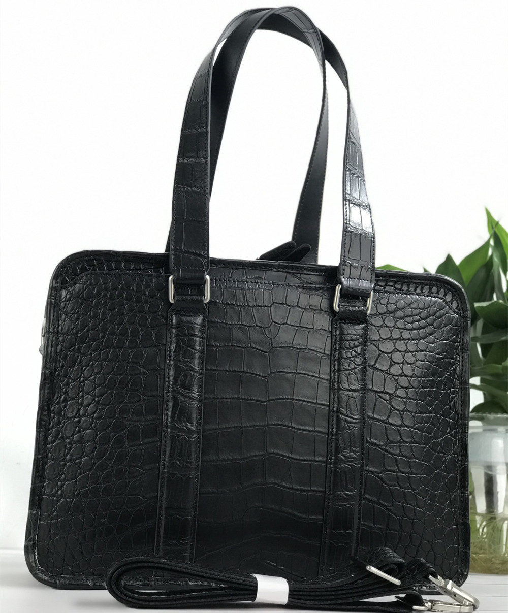 New Crocodile Leather Laptop B - Men Accessories Bag 评论和价格