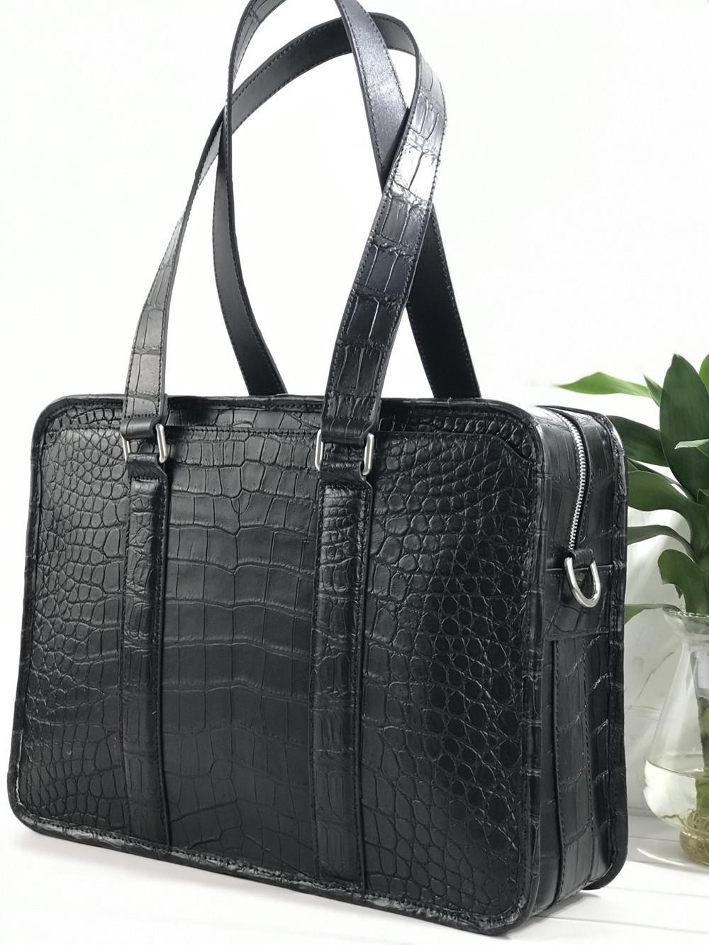 New Crocodile Leather Laptop B - Men Accessories Bag 评论和价格