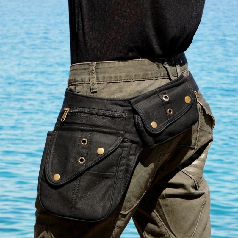 Medieval Steampunk Hip Belt Po - Men Accessories Gadgets 评论和价格