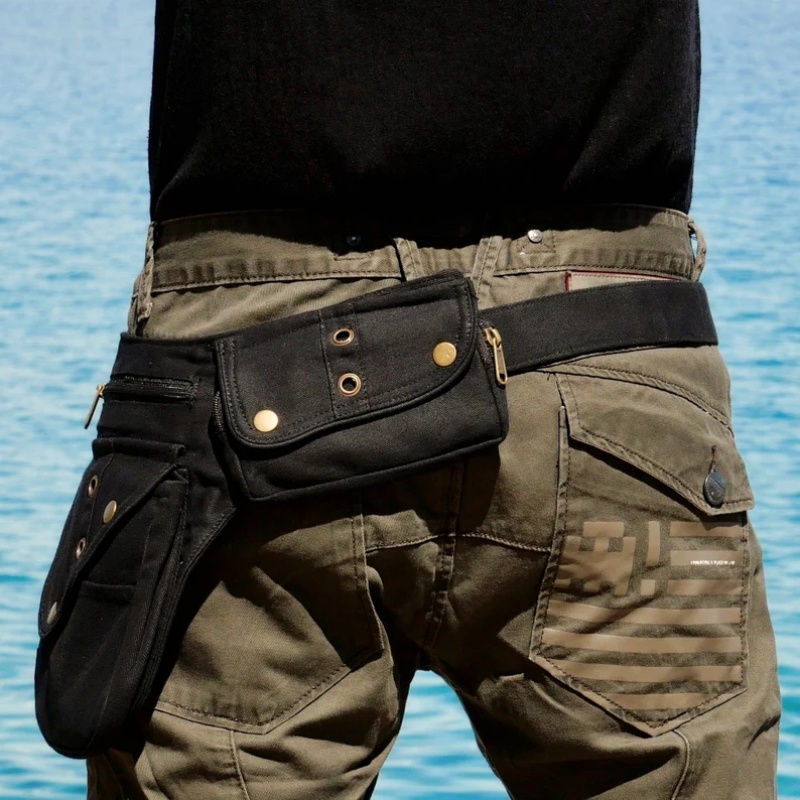 Medieval Steampunk Hip Belt Po - Men Accessories Gadgets 评论和价格