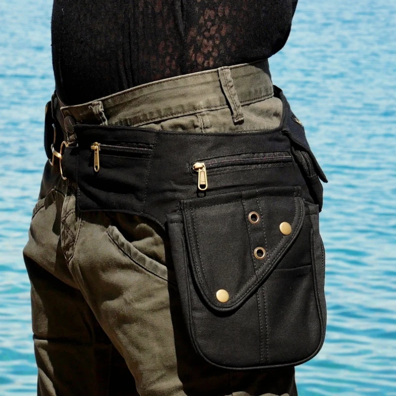 Medieval Steampunk Hip Belt Po - Men Accessories Gadgets 评论和价格