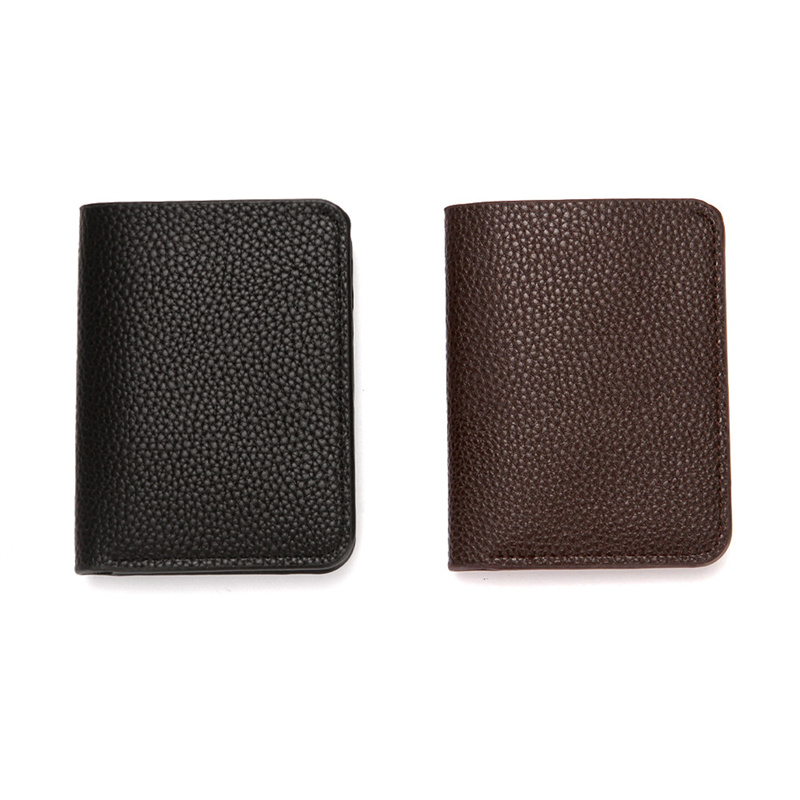 PU Leather Men's Short Wallet  - Money Clip Slim 评论和价格