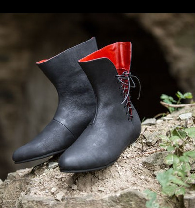 Men's Medieval Leather Shoe Mi - Men'S Victorian Accessories 评论和价格