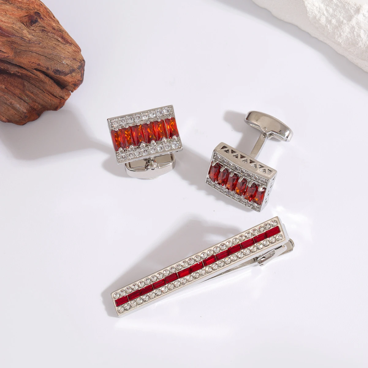 Luxury Rhinestone Tie Clip Fas - Men'S Accessories High End 评论和价格
