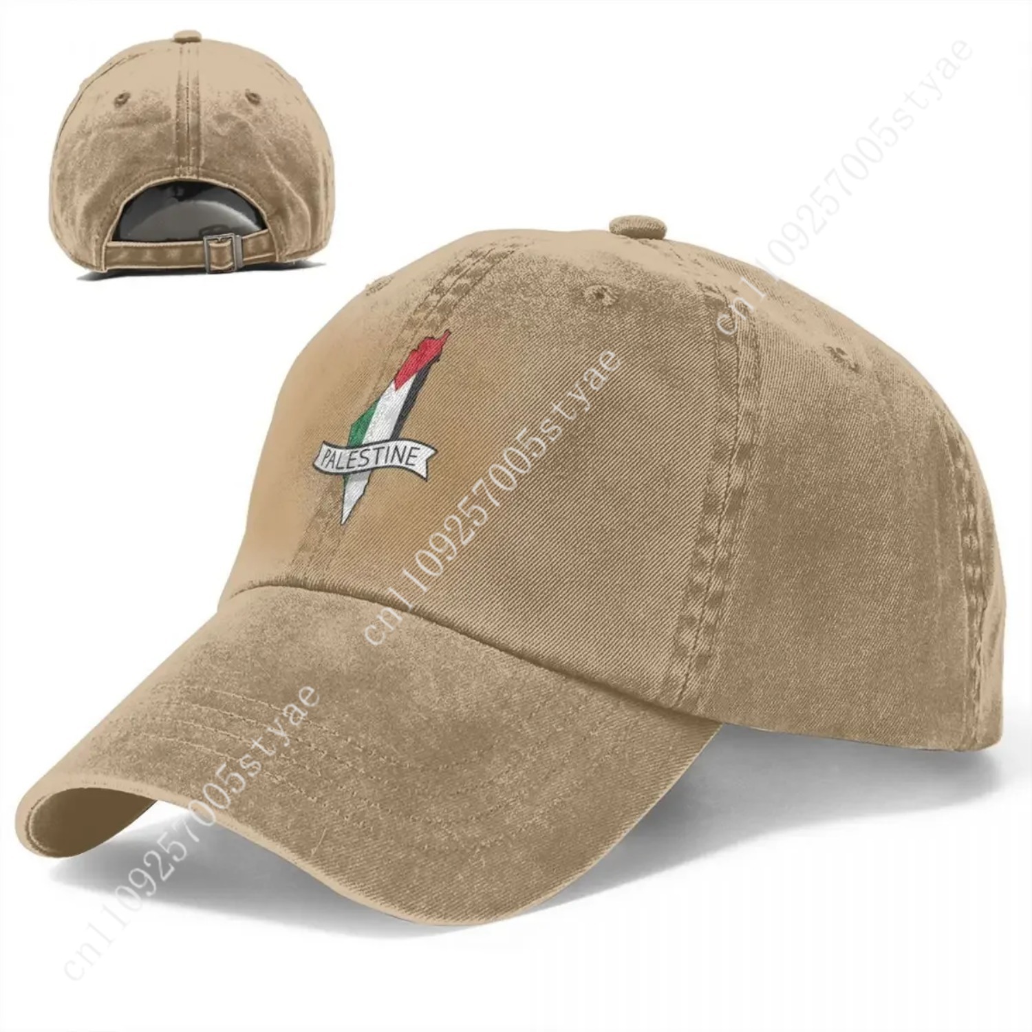 Palestine Flag Map Sticker Bas - Hat Snapback Cap 评论和价格