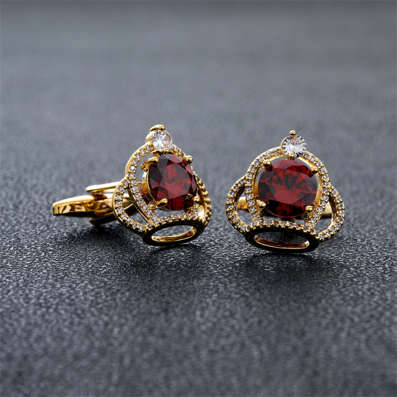 Men's Cufflinks Crown Zircon R - Men'S Accessories High End 评论和价格