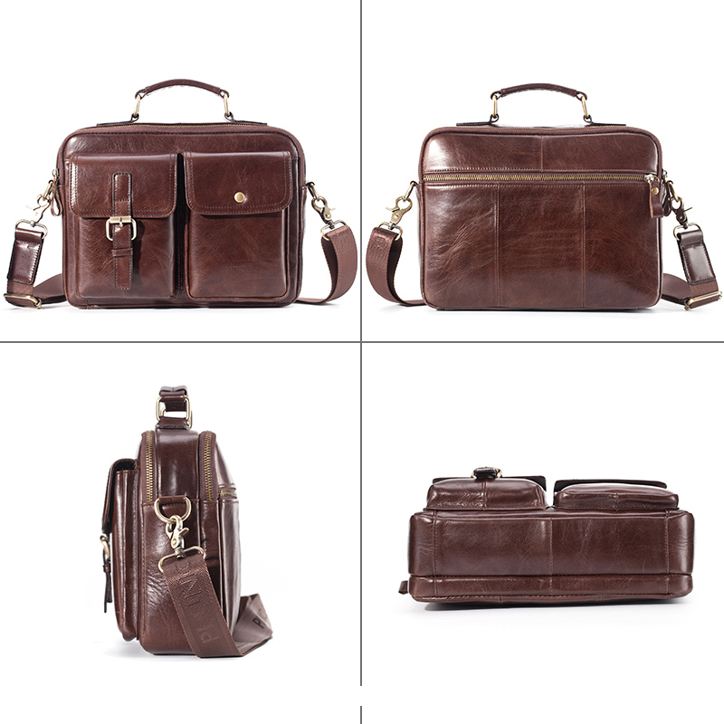 Brand New Cowhide Leather Mess - Men Accessories Bag 评论和价格