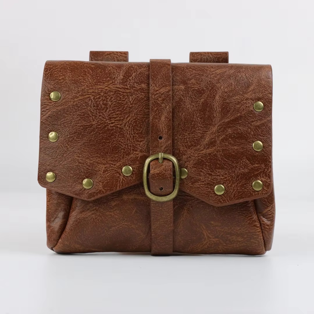 Medieval Viking Leather Pouch  - Men Accessories Gadgets 评论和价格