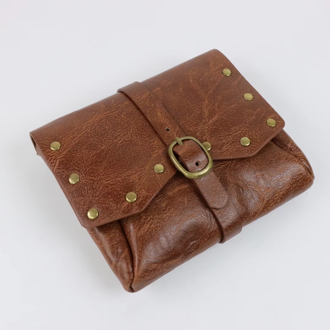 Medieval Viking Leather Pouch  - Men Accessories Gadgets 评论和价格
