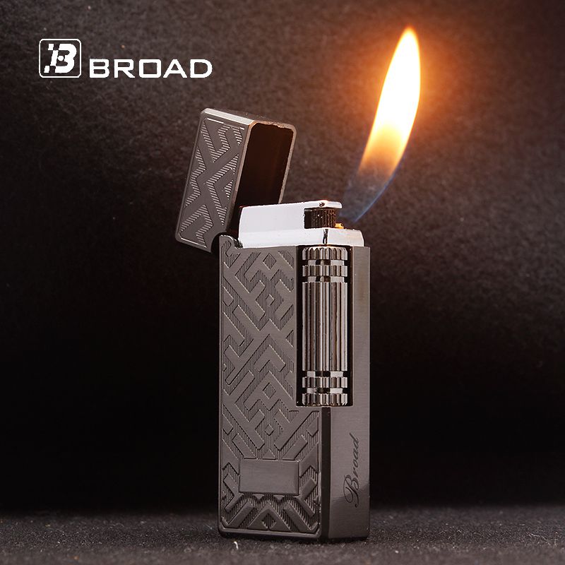 BROAD Flint Gas Lighter Butane - Men Accessories Gadgets 评论和价格