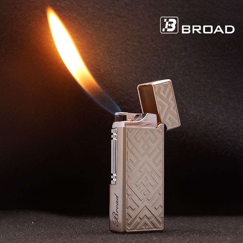 BROAD Flint Gas Lighter Butane - Men Accessories Gadgets 评论和价格