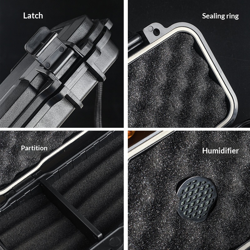Portable Cigar Humidor With Hu - Men Accessories Gadgets 评论和价格