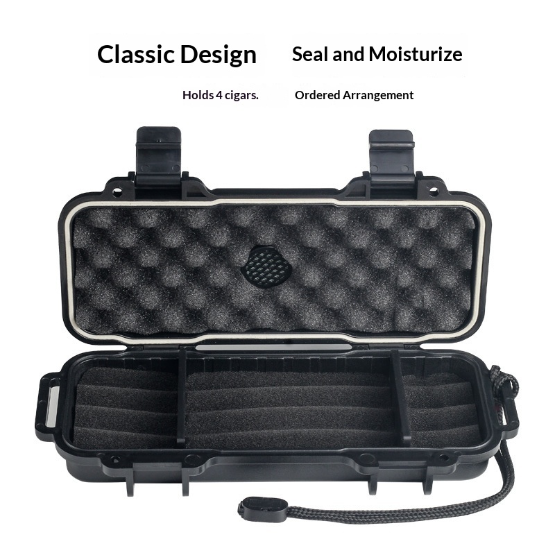 Portable Cigar Humidor With Hu - Men Accessories Gadgets 评论和价格