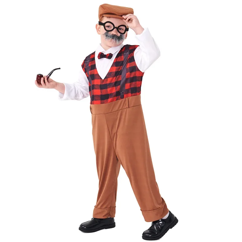 Halloween Cosplay Old Man Cost - Men'S Accessories Glasses 评论和价格