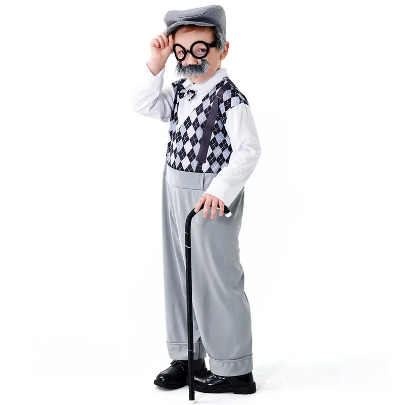 Halloween Cosplay Old Man Cost - Men'S Accessories Glasses 评论和价格