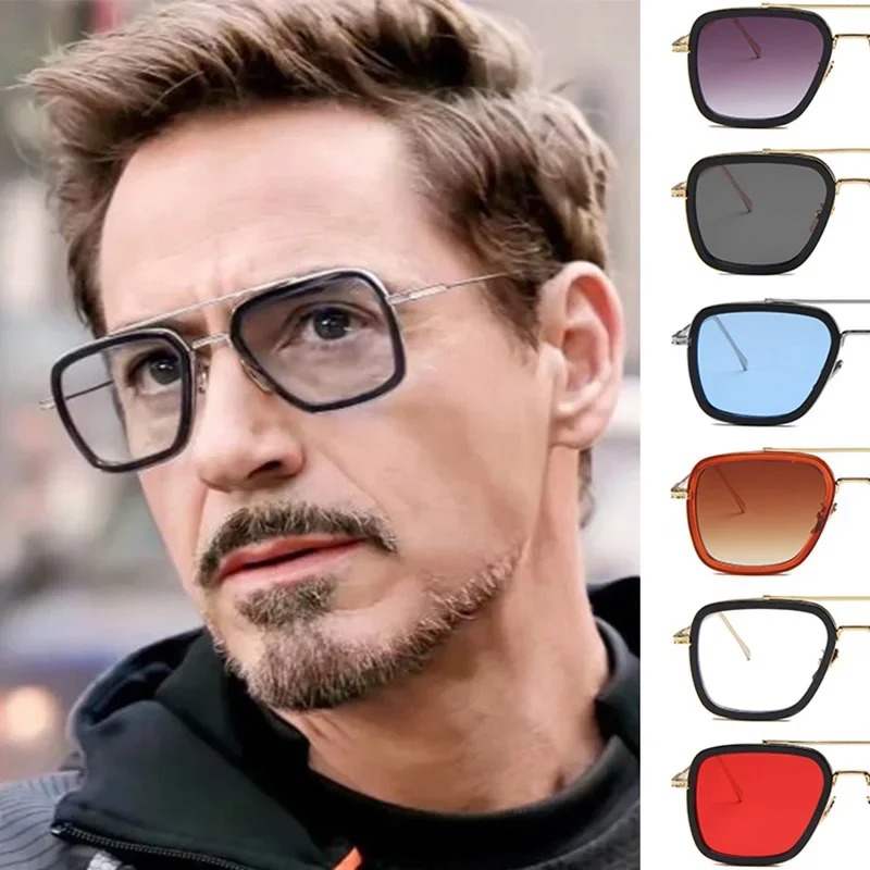 Steam Punk Tony Stark Sunglass - Men'S Accessories Glasses 评论和价格